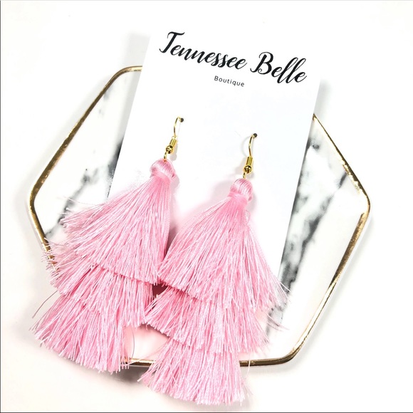 SINGLE Bubblegum Pink Glitter Earring